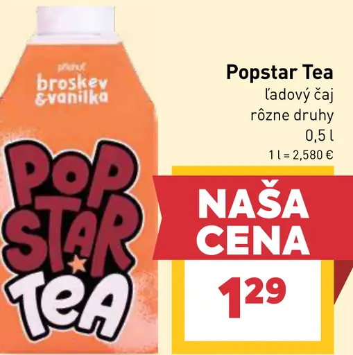 Pop Star Tea ľadový čaj
