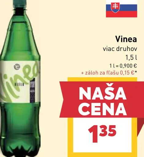 Vinea hroznový nápoj
