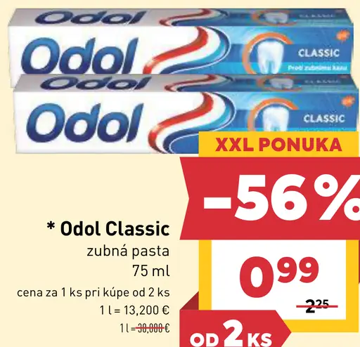 Odol zubná pasta Classic