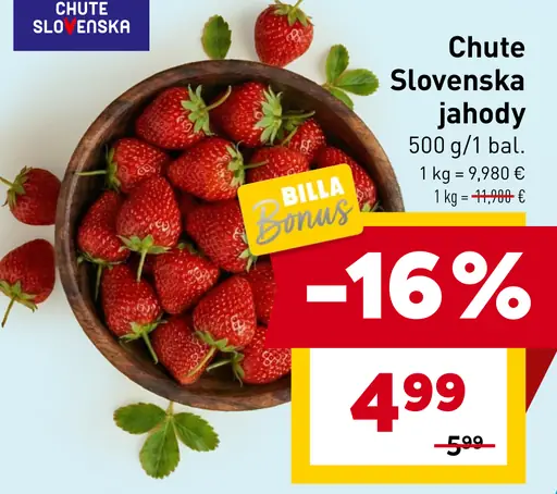 Chute Slovenska jahody