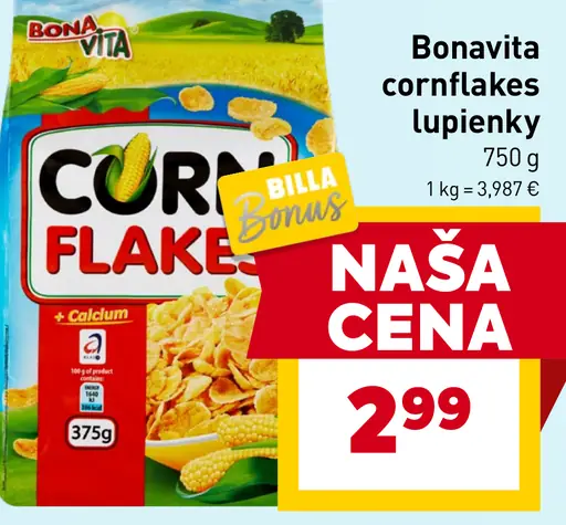 Bonavita cornflakes lupienky