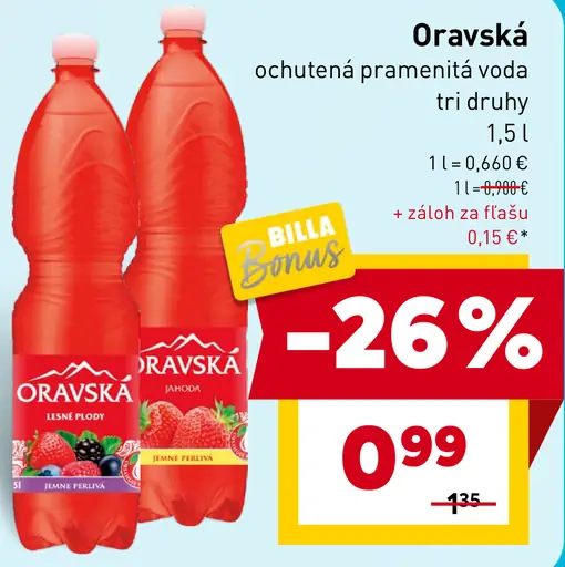 Oravská pramenitá voda