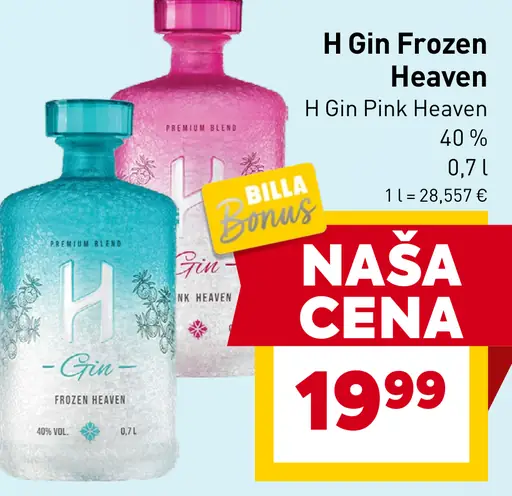H Gin Frozen Heaven gin