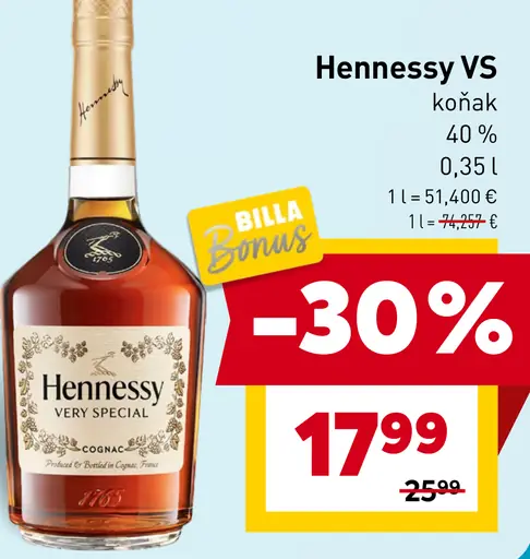 Hennessy VS koňak