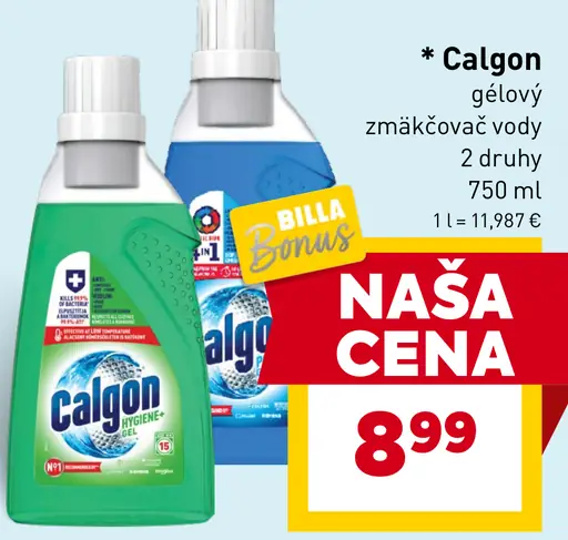Calgon gélový zmäkčovač vody