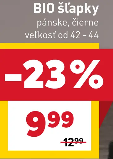 BIO šľapky pánske, čierne, veľkosť od 42 do 44