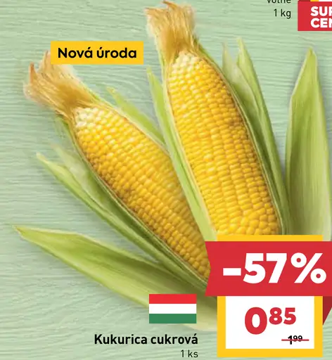 Kukuriča cukrová predvarené