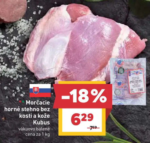 Morčacie horné stehno bez kosti a kože Kubus