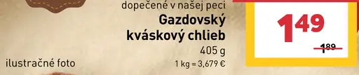 Gazdovský kváskový chlieb