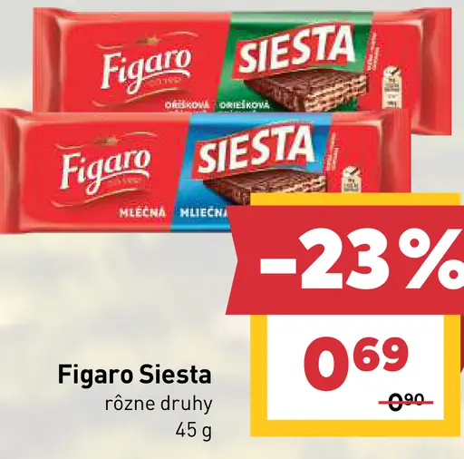 Figaro čokoládová tyčinka rôzne druhy