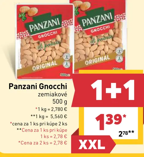 Panzani Gnocchi zemiakové originál