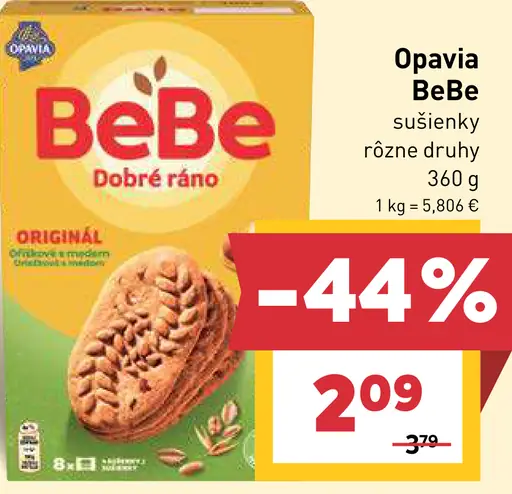 Opavia BeBe Dobré Ráno Sušienky
