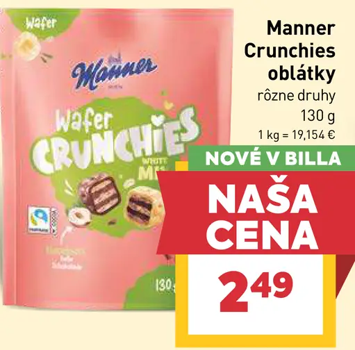Manner Crunchies oblátky