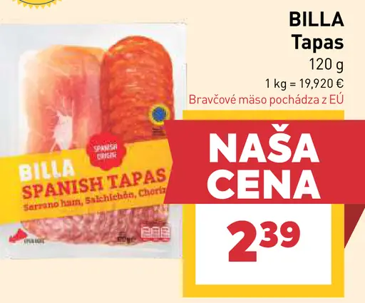 Billa Tapas španielske tapas