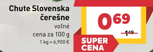 Chute Slovenska čerešne voľné