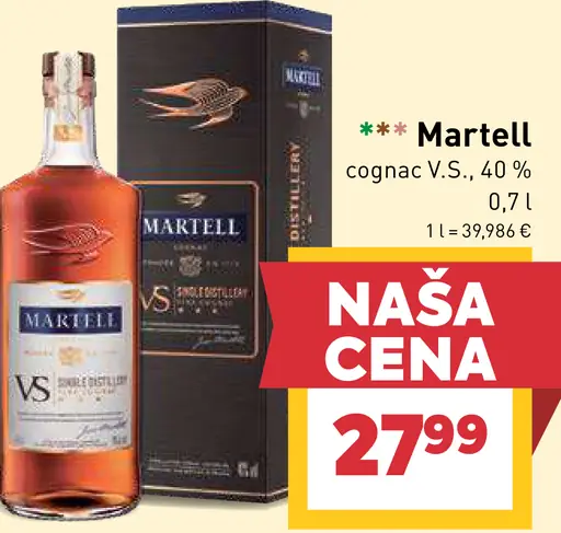 Martell cognac VS