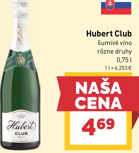 Hubert Club Šumivé víno