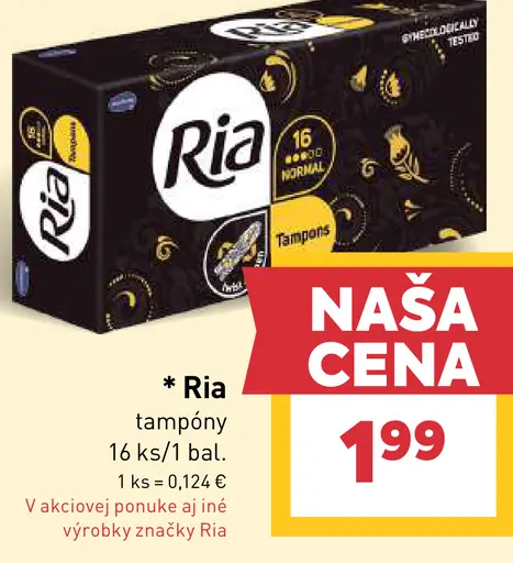 Ria tampóny