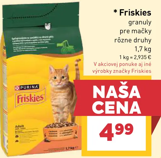 Friskies granuly pre mačky