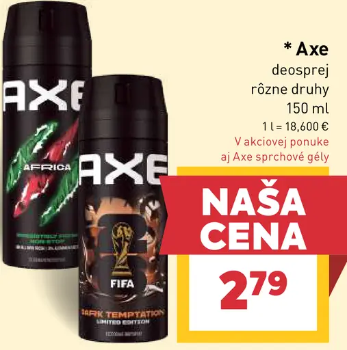 Axe deosprej