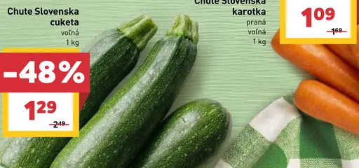 Chute Slovenska cuketa zelená voľná