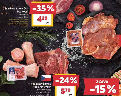 Bravčová krkovička bez kosti chladená
