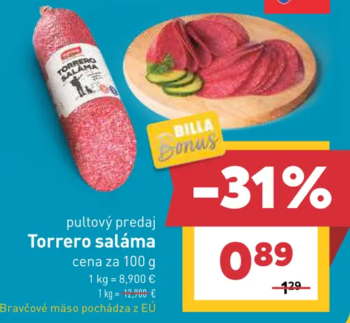 Billa Torrero saláma