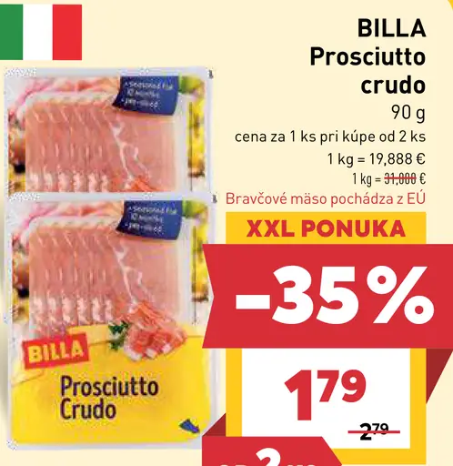 BILLA Prosciutto crudo