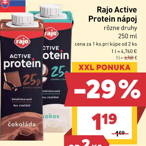 Rajo Active Protein nápoj