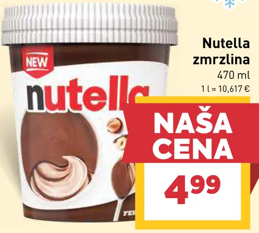 Nutella zmrzlina