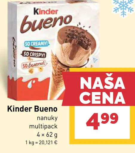 Kinder Bueno nanuky multipack