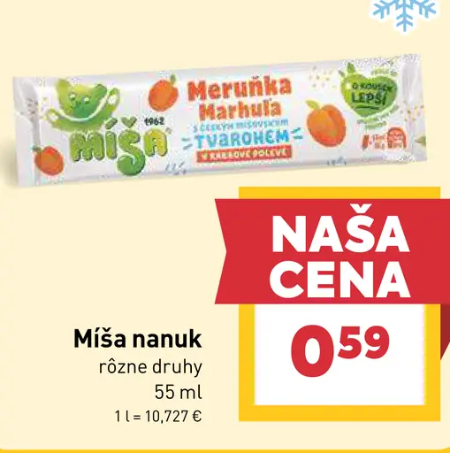 Míša nanuk rôzne druhy