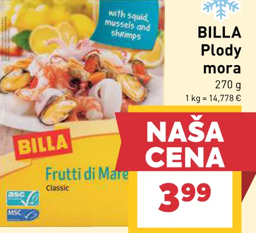 BILLA Plody mora classic