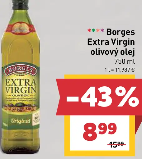Borges Extra Virgin olivový olej