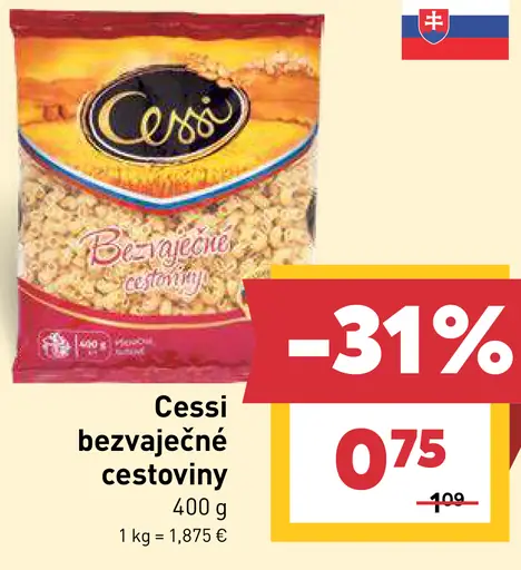 Cessi bezvaječné cestoviny