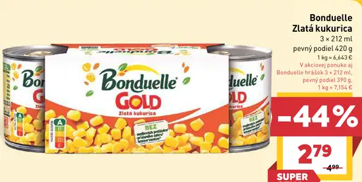 Bonduelle Gold Zlatá kukurica