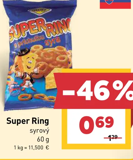 Super Ring syrový snack