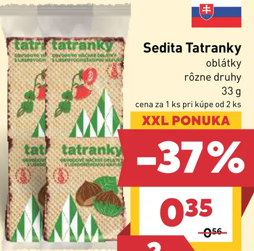 Sedita Tatranky oblátky