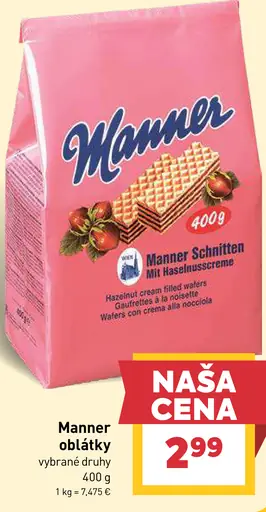Manner oblátky
