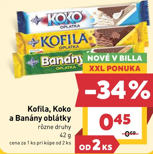 Kofila, Koko a Banány oblátky
