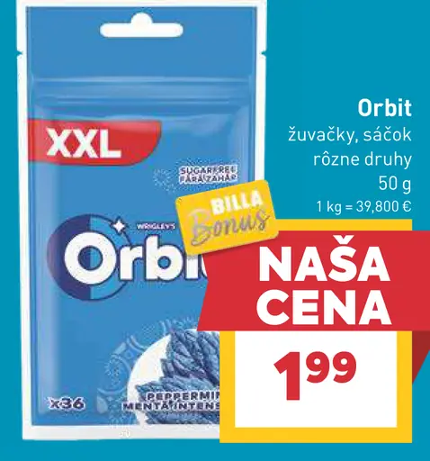 Orbit žuvačky