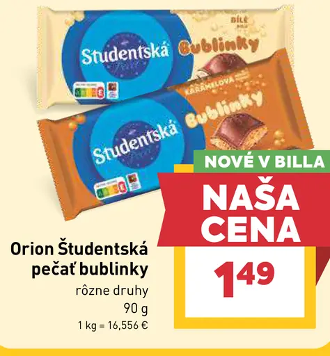 Orion Študentská pečať bublinky