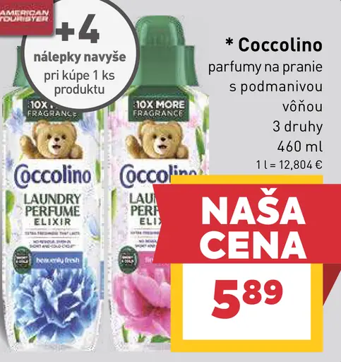 Coccolino parfémy na pranie