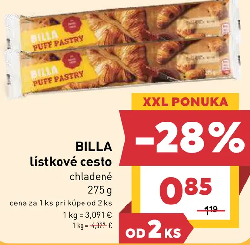 BILLA tyčinky