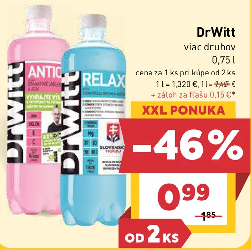 DrWitt nealkoholický nápoj viac druhov