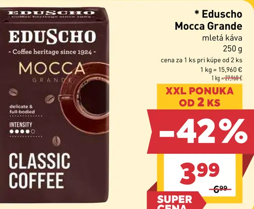 Eduscho Mocca Grande pražená mletá káva