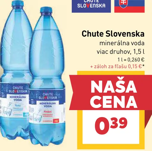 Chute Slovenska magnéziová minerálna voda