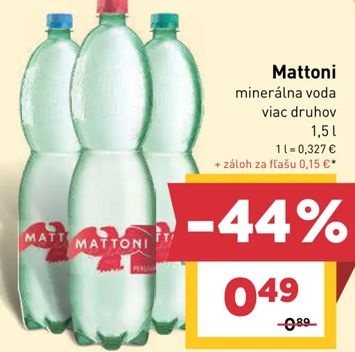 Mattoni Minerálna voda