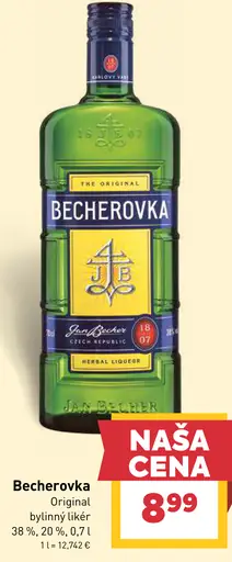 Becherovka Original bylinný likér