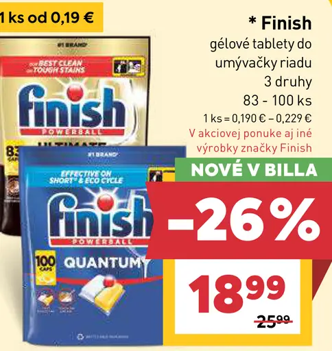 Finish gélové tablety do umývačky riadu